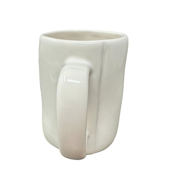 Rae Dunn Super Man Mug Large Coffee Cup Ceramic Magenta LL Farmhouse Gift 20oz - Picture 3 of 7